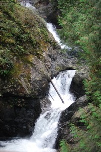 Twin Falls Trail Waterfall