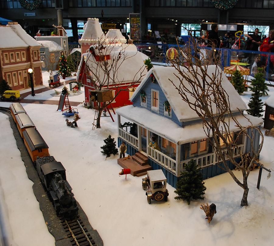 Seattle Center Winterfest Winter Train & Village