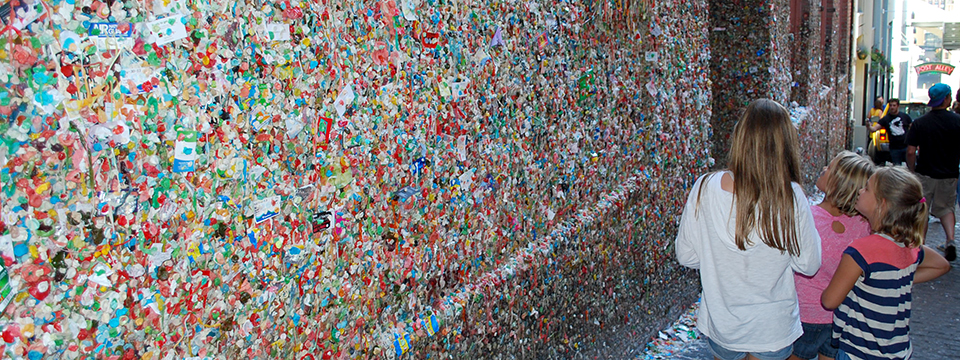 Seattle gum Wall