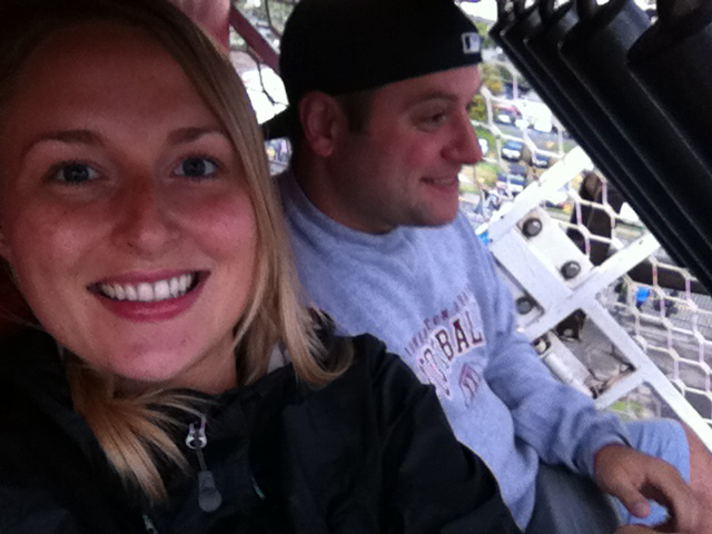 Tim and Tove on the Zipper ride at Washington State Fair