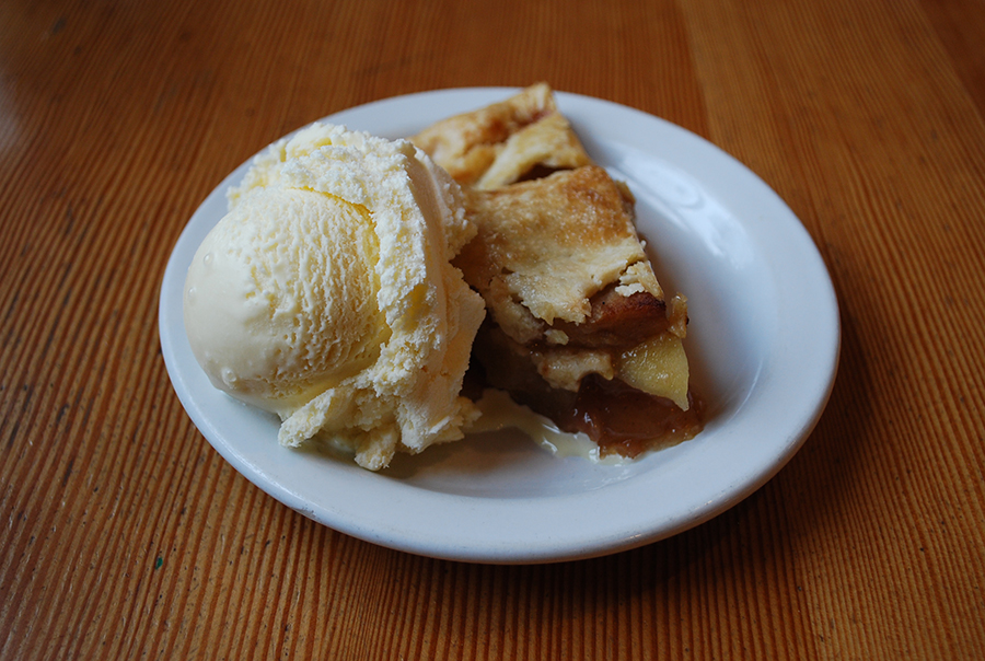 Apple pie fro Whidbey Pies & Cafe