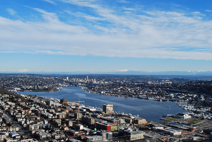 View from the Top of the Space Needle in Seattle | Seattle Bloggers