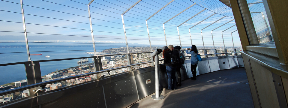 View from the top of the Space Needle