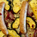 Isernio’s Sausage with Acorn Squash and Onions Recipe