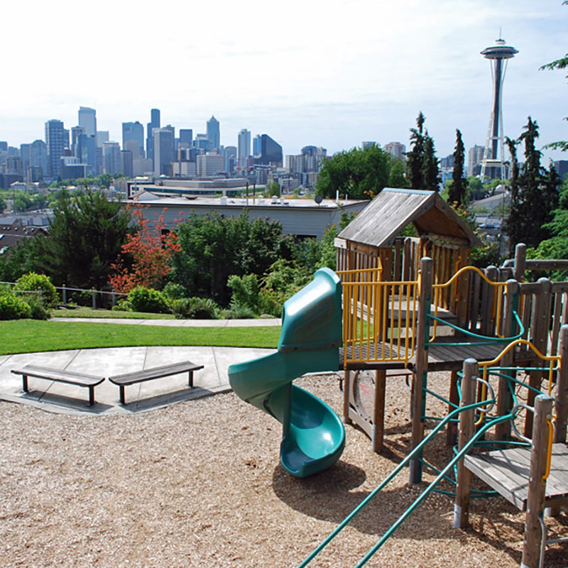 View of Seattle from Ward Springs Park