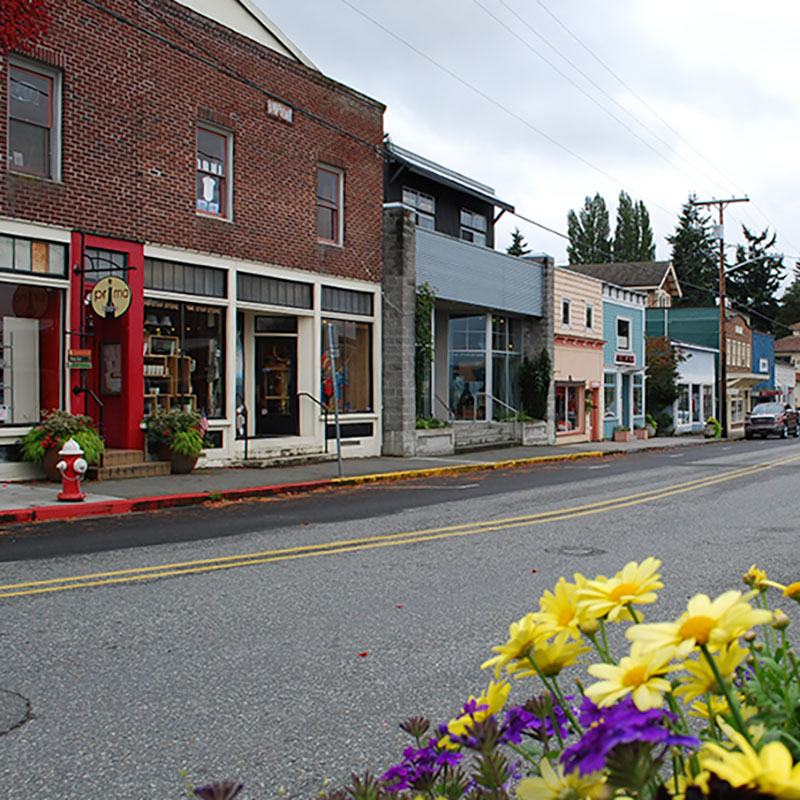 Downtown Langley on Whidbey Island