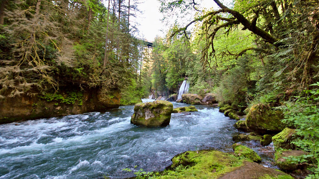 Exploring the Green River Gorge near Black Diamond
